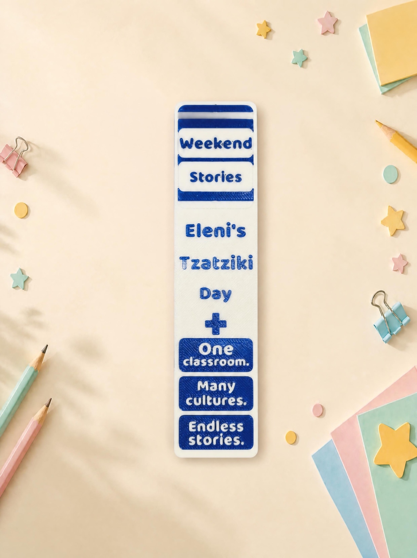 Eleni’s Tzatziki Day Bookmark