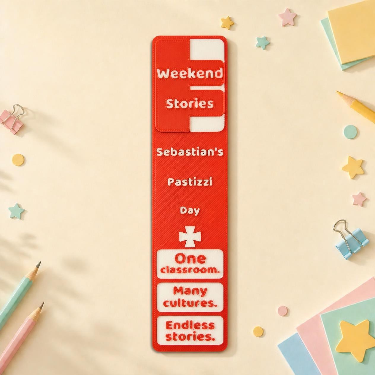 Sebastian’s Pastizzi Day Bookmark