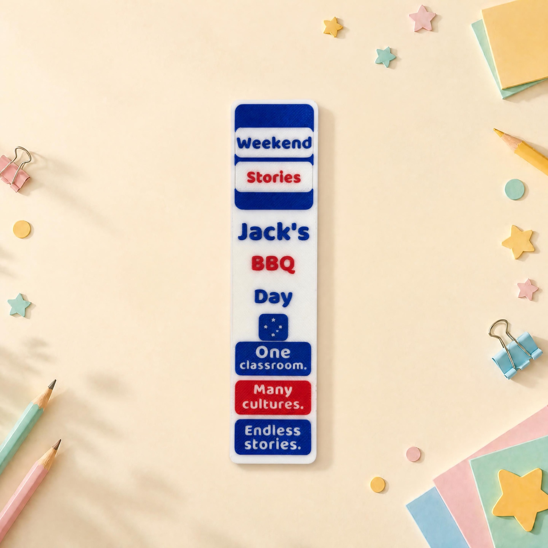 Jack’s BBQ Day Bookmark